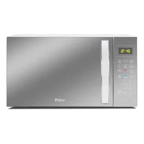 Micro-ondas 33L Philco Espelhado/Branco 1400W 220V PMO38E