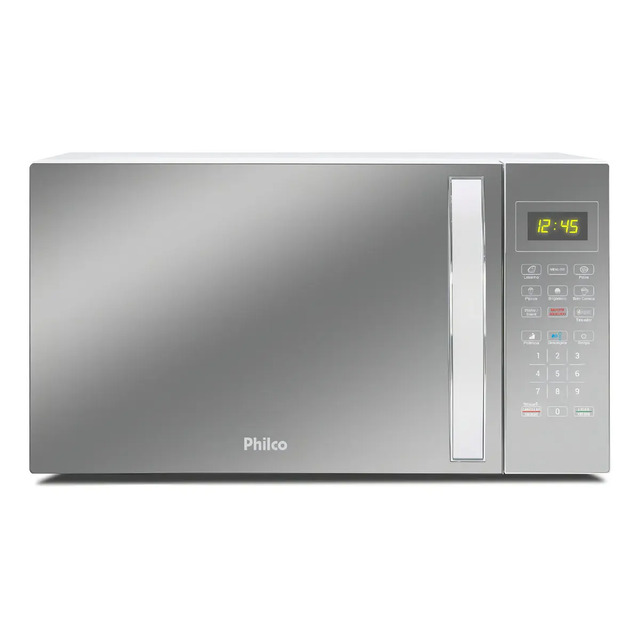 Micro-ondas 33l Philco Espelhado/branco 1400w 220v Pmo38e