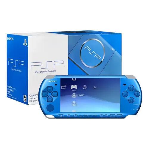Console Sony Playstation Portátil Psp Cor Psp-3000 Vibrant Blue