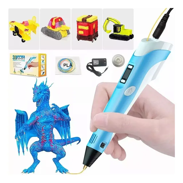 Bolígrafo Lapiz Impresora 3d Con Pantalla + Insumos
