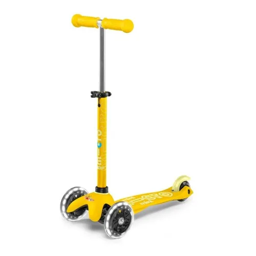 Scooter Patín Del Diablo Mini Micro Deluxe Led Color Yellow