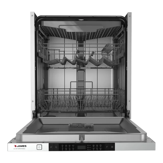 Lavavajillas Empotrable James 14 Cubiertos Inox Color Plateado