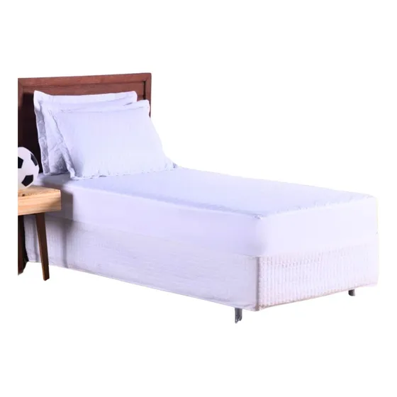 Colcha Solteiro 2 Pçs Matelado Sleep Com Elastico Na Volta