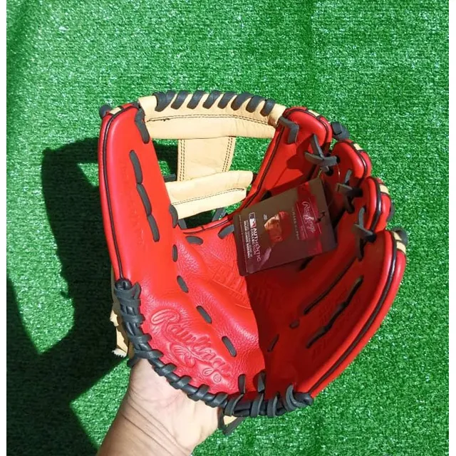 Guante De Beisbol 11.5 Pulgadas Rawlings Rojo Beige Select