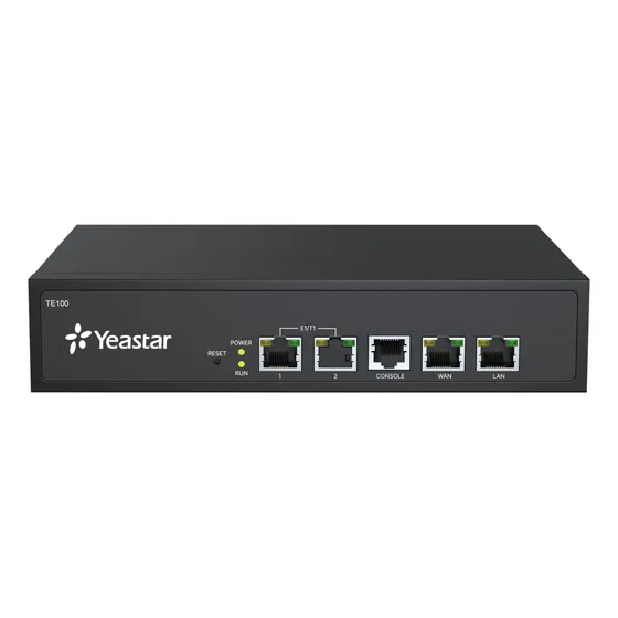 Te100 Gateway Yeastar Sip Troncal Digital E1 Voip E1 T1 Isdn