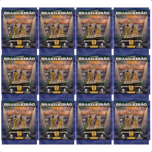 Kit 50 Envelopes Do Álbum Brasileirão 2023 (250 Figurinhas) Figurinhas Campeonato Brasileiro 2023 Panini Oficial