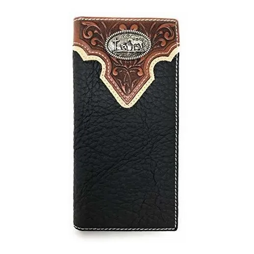 West Tooled Genuine Leather Praying Cow Boy Larga 98bcn