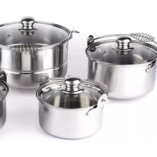 Juego De 5 Ollas Con Tapa Hot Spot Z440c Set Acero Inoxidabl Juego De 5 Ollas Con Tapa Hot Spot Z440c Set Acero Inoxidabl