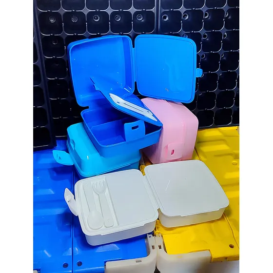 Vianda Escolar Lonchera Contenedor Alimentos + Cubiertos