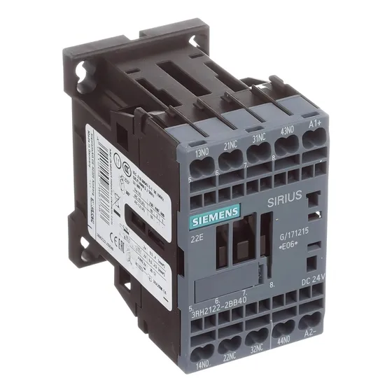 Contactor Relé, 2 Na + 2 Nc, S00 Siemens 3rh21222bb40