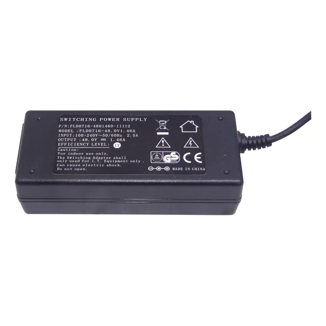 Mikrotik 48v 70w 1,46a Plug-5,5x2,1mm Fuente Poder Req-cable