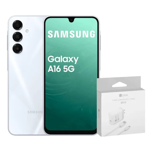 Samsung Galaxy A16 5g Dual 256gb 8ram Grey + Power Adapter Generico
