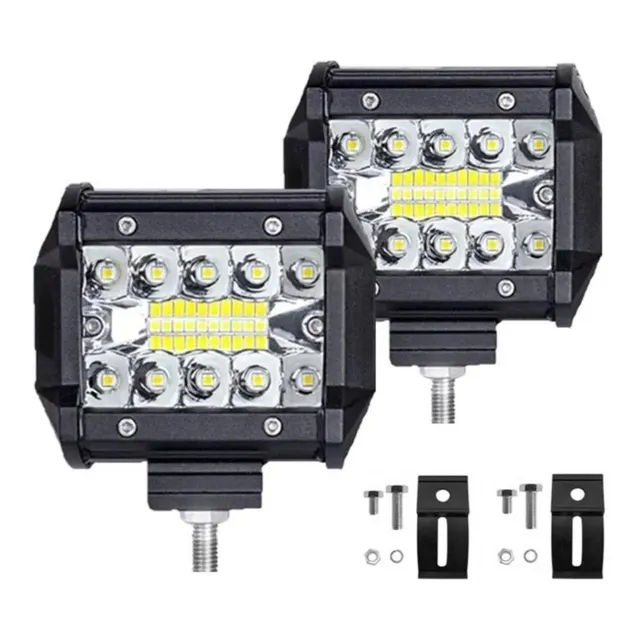 Faro Cuadrado 4 Pulgadas 20 Led Con Base 