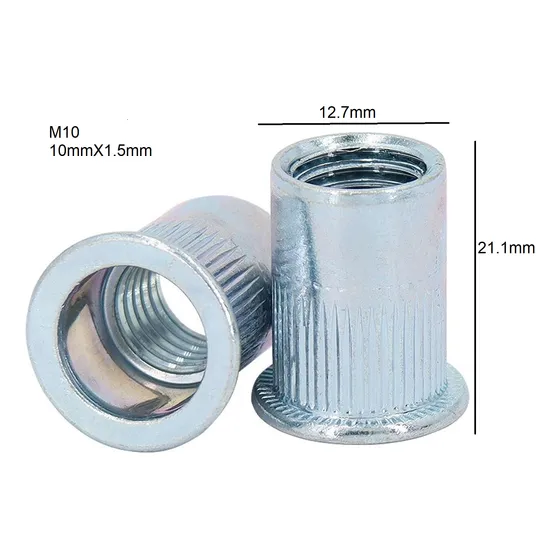 Remache De Tuerca M10 Milimetrica Para Tornillos 10x1.5mm