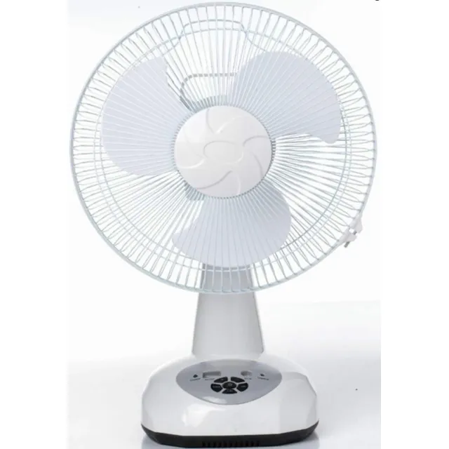 Ventilador Recargable 12 8-12horas Luz Led, Puerto Usb