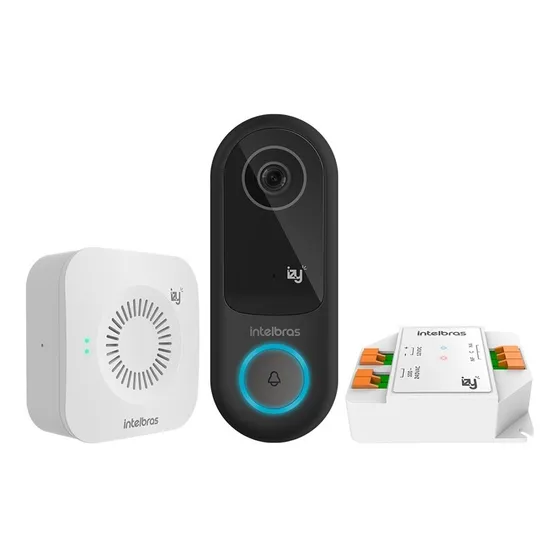 Videoporteiro Smart Ivw 3000+ Cor Preto Intelbras Bivolt