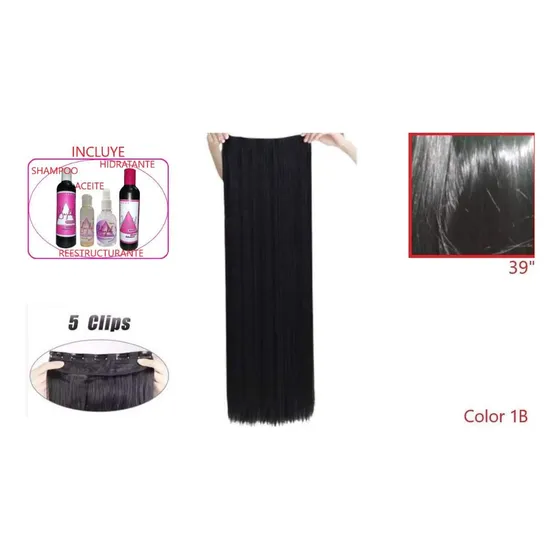 Peluca, Extensiones, Cortina Cabello Natural Extra Largas .