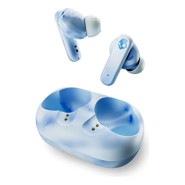 Audifonos Skullcandy Ecobuds Tw In Ear Glacier Color Celeste Luz Agua
