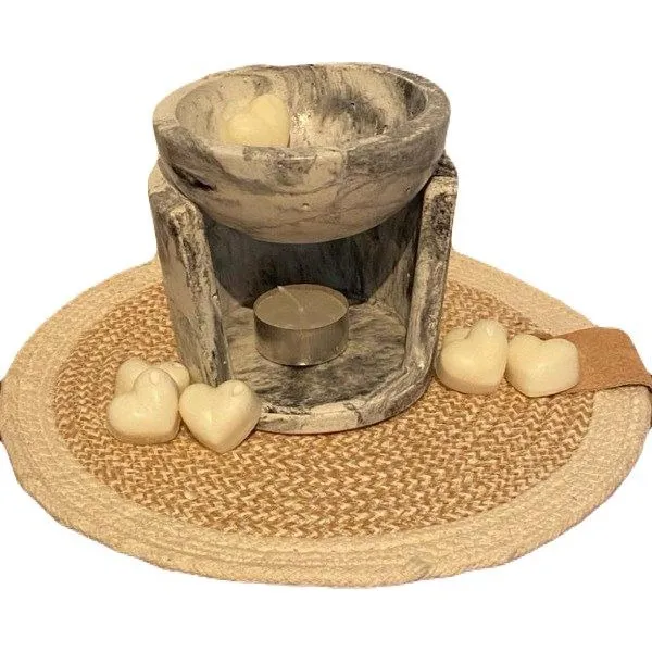 Hornito Hornillos Cemento A Vela Aroma Esencia Aceite