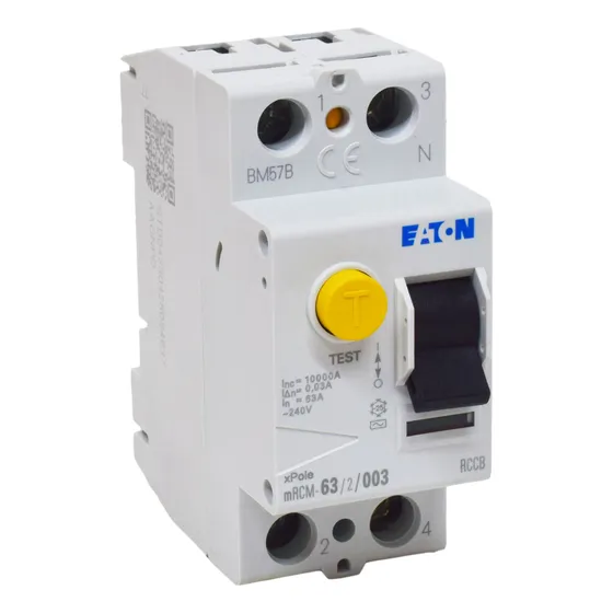 Disyuntor Diferencial Bipolar 63amp 30ma Eaton Moeller