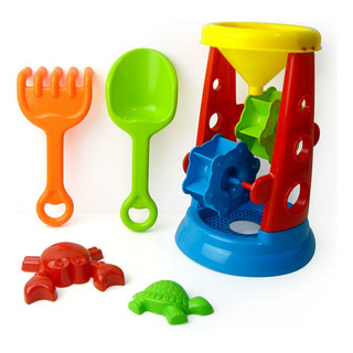 Set Juego Juguete Playa Para Niños Molino De Arena Set Juego Juguete Playa Para Niños Molino De Arena