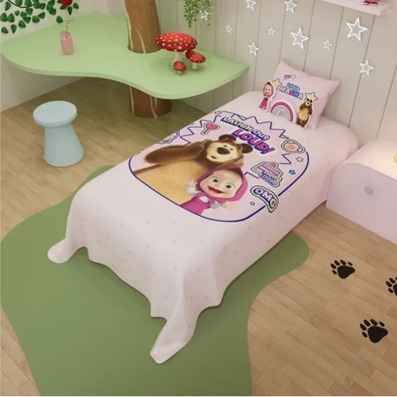 Jogo De Lençol Com Fronha Quarto Infantil Vários Temas