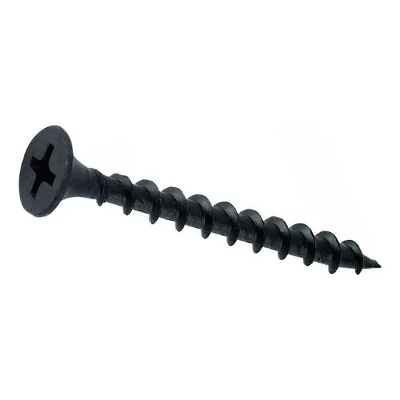 Tornillos Drywall Negro Fosfatizado Rosca Gruesa 6x2 (50und)