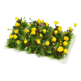 Miniatura Realista Flor Clúster Modelo Ferrocarril Onagra Miniatura Realista Flor Clúster Modelo Ferrocarril Onagra