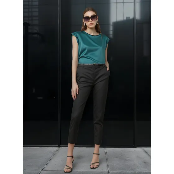Pantalon Mujer Chino Negro  Seven Algodón 28071261-10