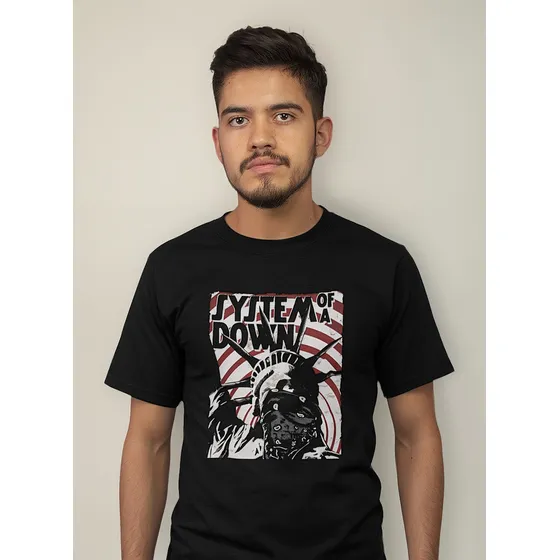 Playera System Of A Down Statue Serj Tankian El Rockerito
