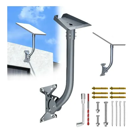 Soporte Mástil Para Antena Starlink Gen 3/v4+kit Instalación