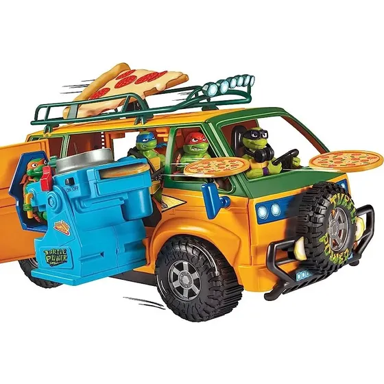 Tortugas Ninja Camion Delivery Lanzador Pizza  Van 