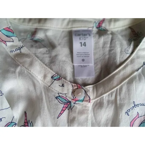 Conjunto De Leggins Y Camisa De Unicornio Talla 14