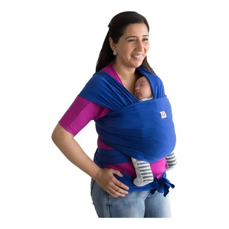 Fular Portabebé Semielasticado Azul Rey