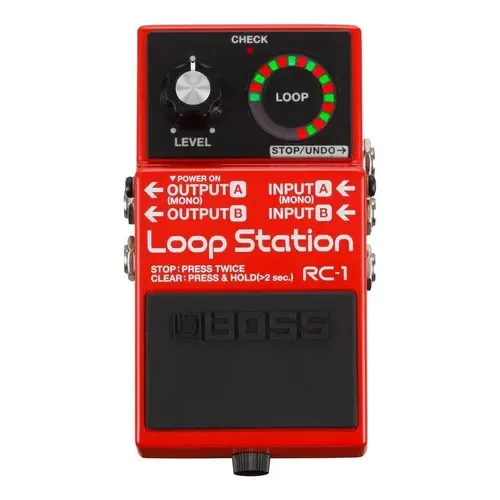 ギター BOSS RC-1 Pedal de efeito Boss Loop Station RC-1 vermelho | Frete grátis