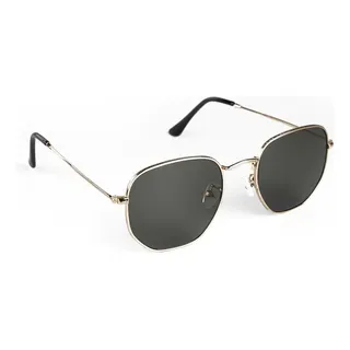 Óculos De Sol Saint Germain Dourado Harbor Aviador Uv400