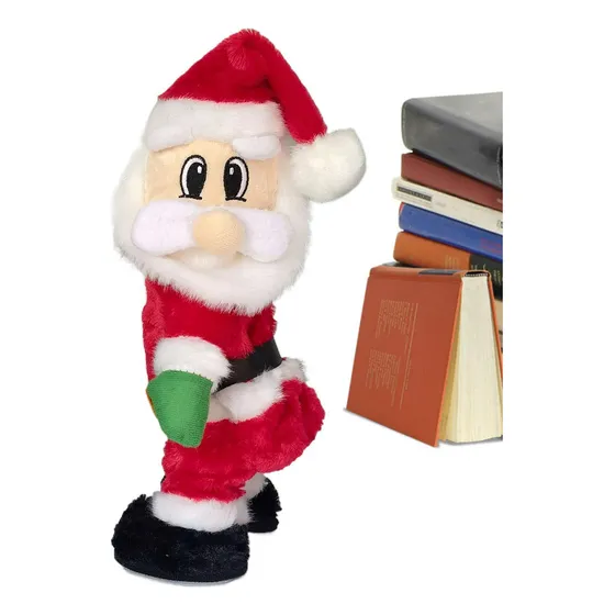 Papai Noel Rebolando Papai Noel Rebolando Boneco De Pelúcia