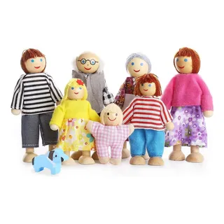 Preciosas Muñecas De La Familia Feliz Playset Figuras ... Preciosas Muñecas De La Familia Feliz Playset Figuras ...
