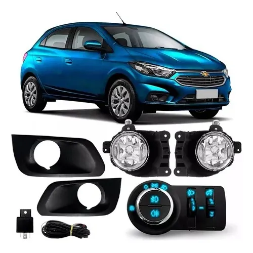 Kit Farol Milha Onix Prisma Lt 2017 2018 2019 Bt Bipartido