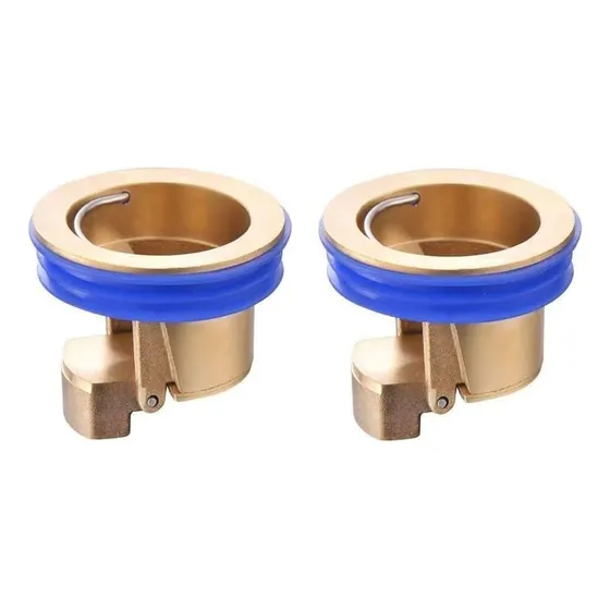 Valvula Antiolor Para Centro Piso Bronce