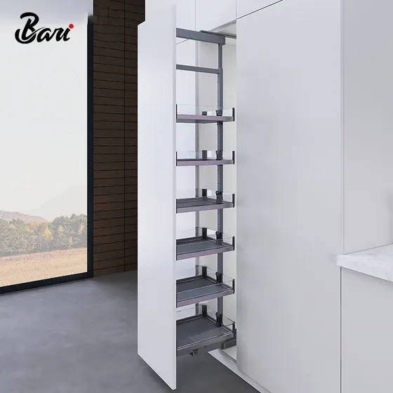 Despensa De Torre Extraible 170 Cm Serie Cristallo Bari