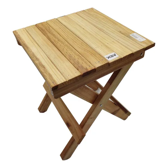 Banqueta Silla Banquito Banqueta Plegable Madera Cartan 9974