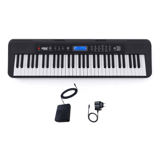 Teclado Musical Kobe Kb-300 61 Teclas Sensitivas Com Pedal Teclado Musical Kobe Kb-300 61 Teclas Sensitivas Com Pedal