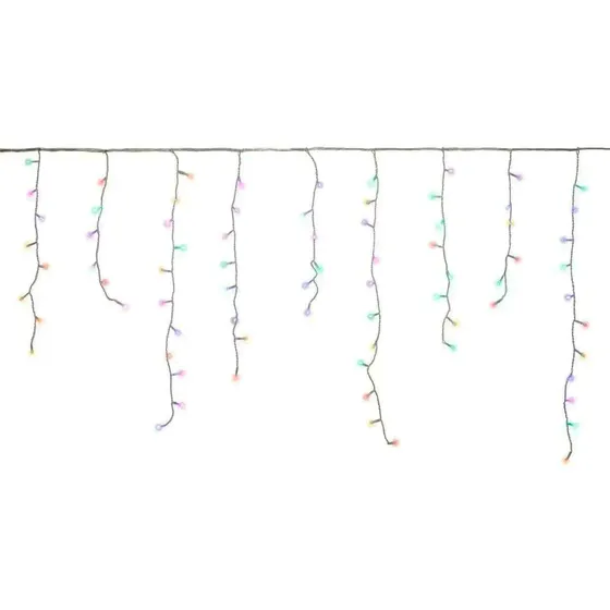 Cascada Led Navideña Variedad De Colores 700leds 15m Cas700