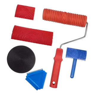 Conjunto De Herramientas De Pintura De Grano De 6 Estilo A Conjunto De Herramientas De Pintura De Grano De 6 Estilo A