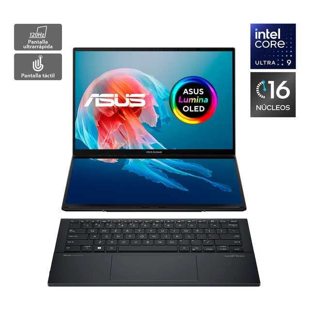 Notebook Asus Zenbook Duo Oled Intel® Core Ultra 9 De 16 Núcleos 32gb 1tb Ux8406ma-pz027w