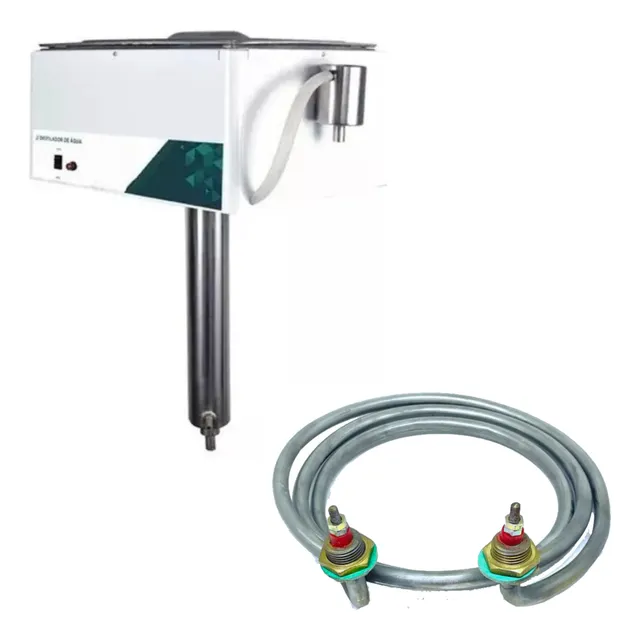 Resistência Para Autoclave Água 3500w Ponta Virada 90 Graus