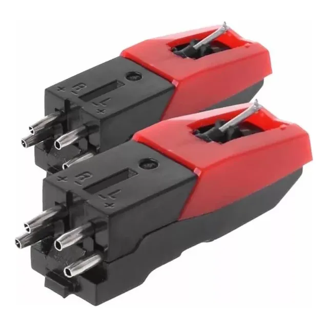 Par Capsulas Y Agujas Tocadiscos Universales 2pcs