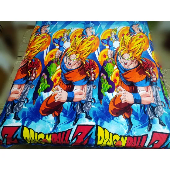 Cubre Cama De Piel De Durazno, Matrimonial, Dragón Ball