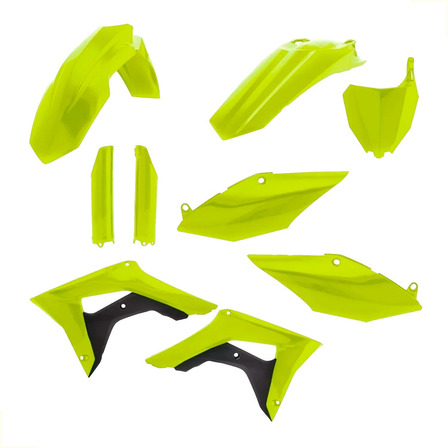 Kit Plasticos Cacha Para Honda Crf 250 2018-2021 Fluo Yellow Kit Plasticos Cacha Para Honda Crf 250 2018-2021 Fluo Yellow